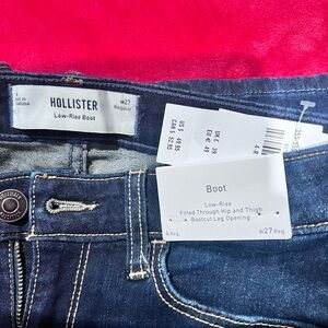 Hollister Women's Boot Cut Jeans - Deep Blue
